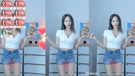 AfreecaTV主播唐蕾BJ쥬아2021年4月8日直播视频舞蹈剪辑232646